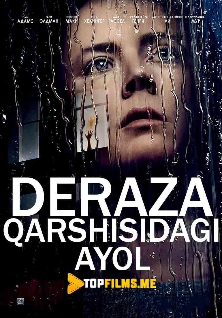Deraza qarshisidagi ayol